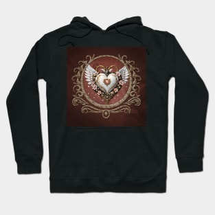 Wonderful elegant steampunk heart Hoodie